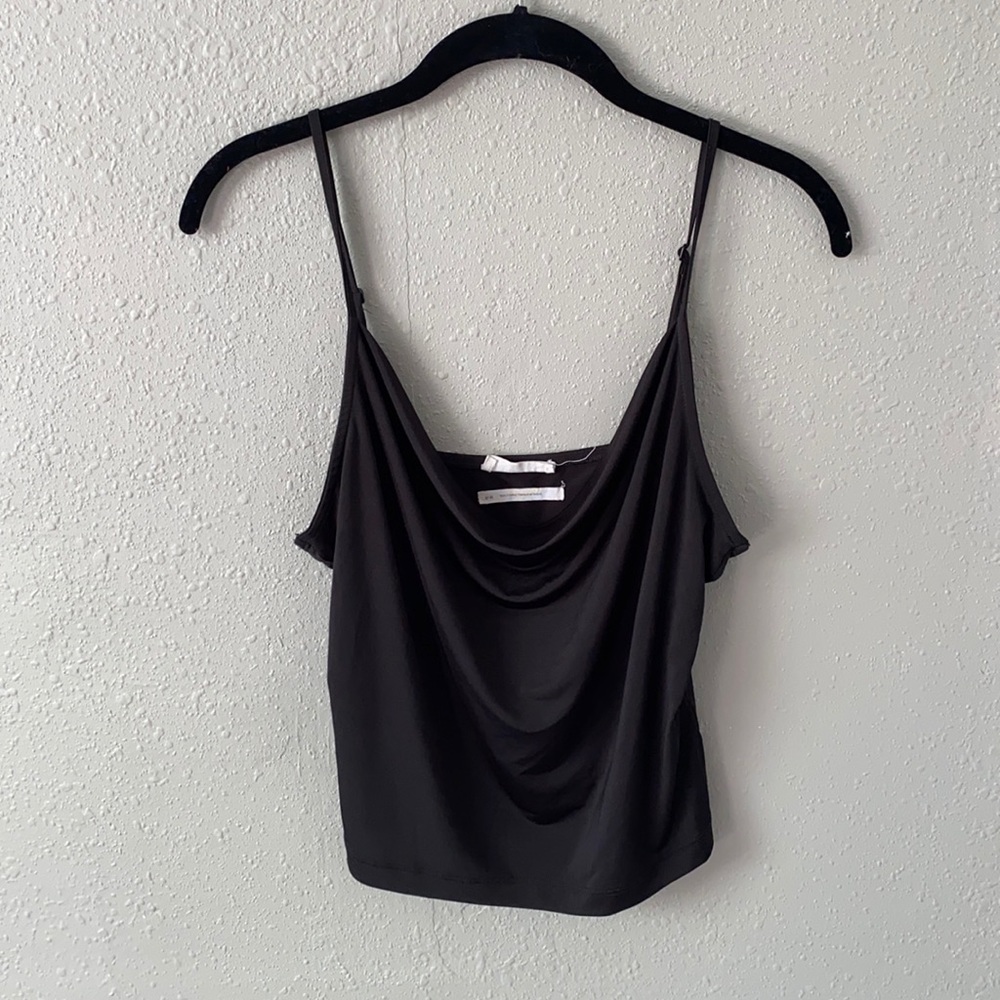 Urban Outfitters Black Backless Crop Camisole